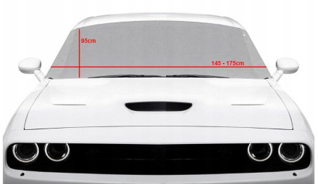 MATA PRZECIWSZRONOWA NA SZYBĘ OSŁONA NA ZIMĘ