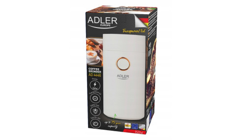 ELEKTRYCZNY MŁYNEK DO KAWY 150W XXL ADLER BIAŁY