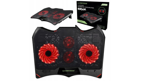 PODSTAWKA CHŁODZĄCA POD LAPTOPA PODKŁADKA LED