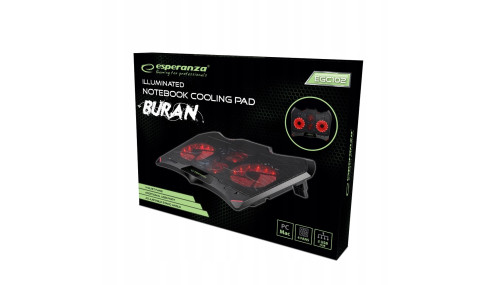 PODSTAWKA CHŁODZĄCA POD LAPTOPA PODKŁADKA LED