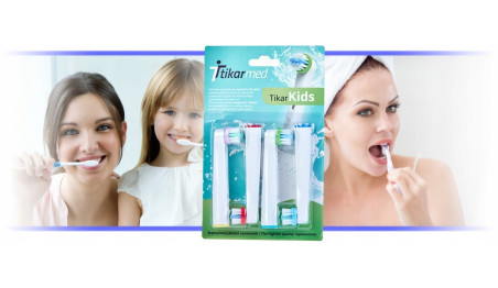 KOŃCÓWKI KIDS DZIECI 4SZT DO SZCZOTECZKI ORAL-B