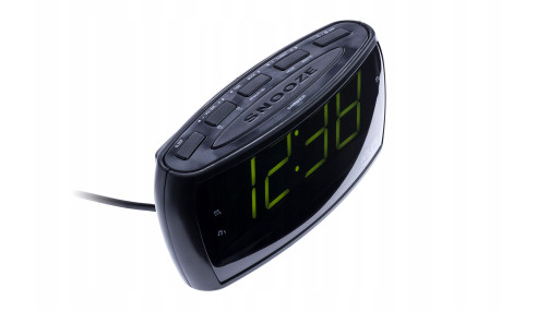 RADIO FM AM RADIOBUDZIK ZEGAR LED ALARM ADLER