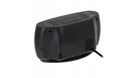 ZEGAR LED BUDZIK TERMOMETR WILGOTNOŚĆ HIGROMETR