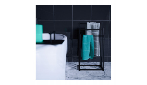 STOJAK NA RĘCZNIKI WIESZAK METALOWY 3-RAMIENNY