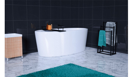 STOJAK NA RĘCZNIKI WIESZAK METALOWY 3-RAMIENNY