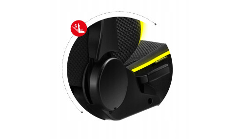 FOTEL GAMINGOWY GRACZA HUZARO RGB LED PILOT