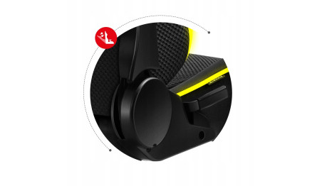 FOTEL GAMINGOWY GRACZA HUZARO RGB LED PILOT