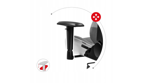 FOTEL GAMINGOWY OBROTOWY BIUROWY KRZESŁO GRACZA