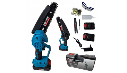 Piła Łańcuchowa AKUMULATOROWA PILARKA 6cal 2x AKU