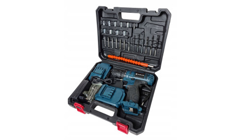 WIERTARKO WKRĘTARKA BITY NASADKI 2xAKU 20V ZESTAW