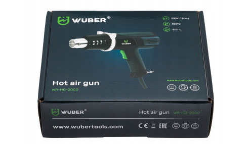 OPALARKA ELEKTRYCZNA 2000W 2 BIEGI 4 DYSZE 600°C