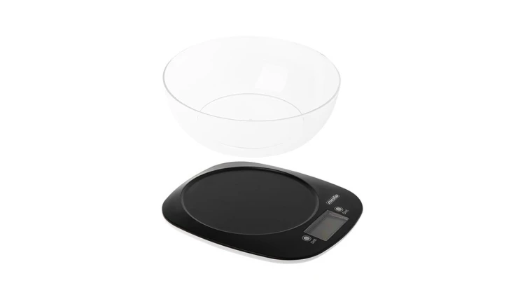 Waga kuchenna z misą 1,4L LCD Precyzyjna 5kg/1g Czarna Mesko