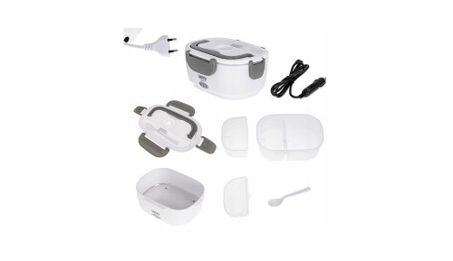 LUNCHBOX PODGRZEWANY Pojemnik śniadaniowy na żywność + łyżka
