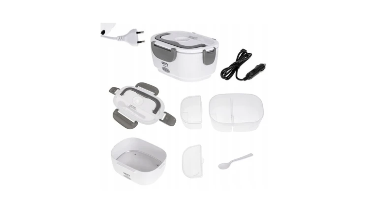 LUNCHBOX PODGRZEWANY Pojemnik śniadaniowy na żywność + łyżka