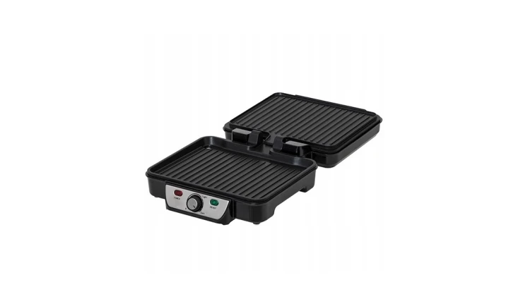 MOCNY ROZKŁADANY GRILL ELEKTRYCZNY 2500W PANINI