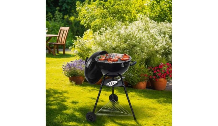 GRILL ELEKTRYCZNY 2w1 1600W Elektryczno-Węglowy Ogrodowy z pokrywką Gregman