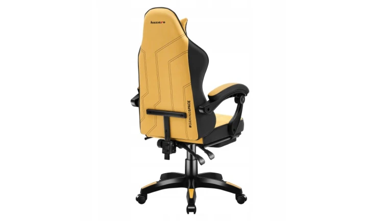 Fotel Gamingowy Ergonomiczny z Podnóżkiem Biurowy Regulowany Huzaro