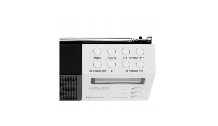 Radio cyfrowe LCD AM/FM Wielofunkcyjne 20 stacji Bluetooth/USB/SD Adler