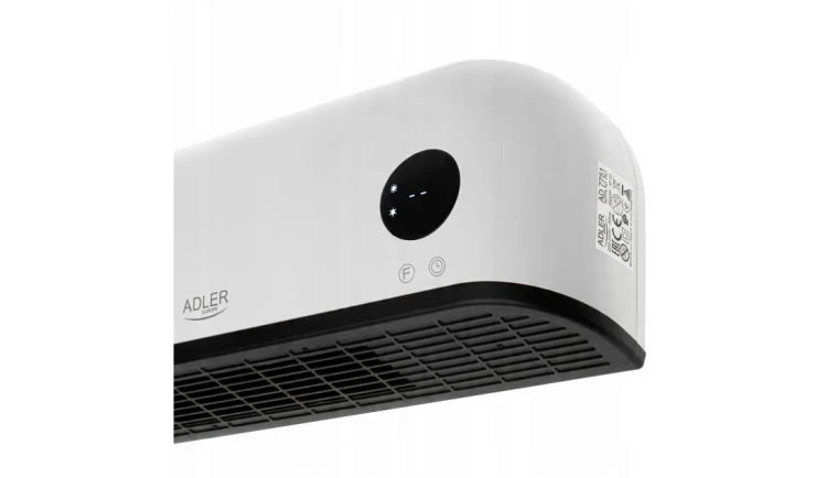 Adler LED Nagrzewnica | AD 7751 | Kurtyna powietrzna | 2000 W | Biały