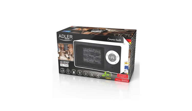 Termowentylator Ceramiczny Grzejnik Farelka z LCD
