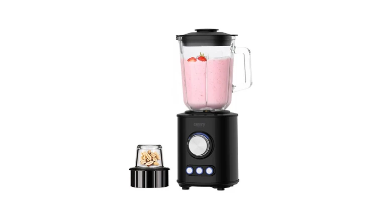 Blender kielichowy - tytanowe ostrza - szklany dzbanek 1,5l