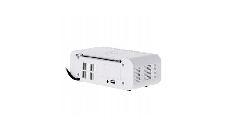 Radio Radiobudzik Ładowarka Bezprzewodowa FM/USB/AUX Adler