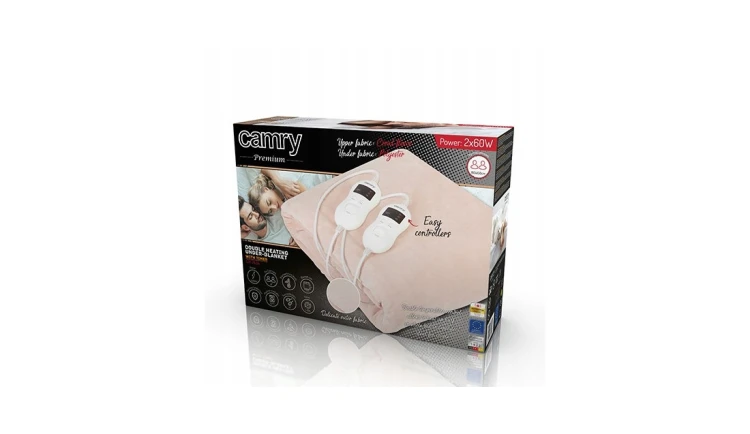 ELEKTRYCZNY KOC 150x160 podwójny podkładowy + CZASOMIERZ