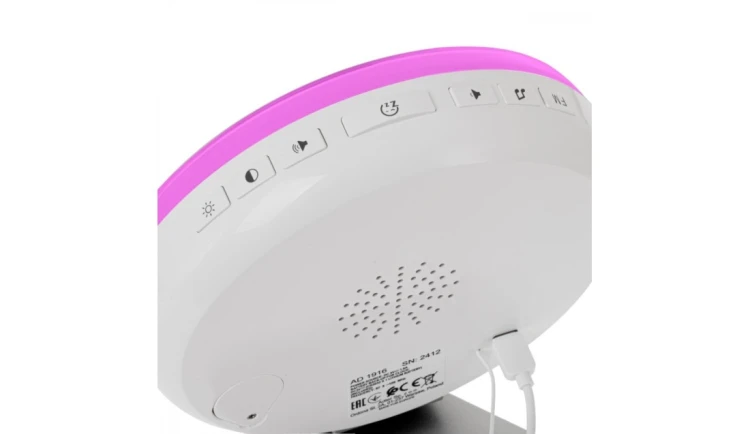 Radiobudzik świetlny LED SYMULACJA ŚWITU alarm dźwięki natury RADIO Lampka