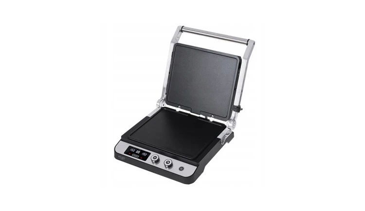 GRILL ELEKTRYCZNY 2W1 SKŁADANY OPIEKACZ 3000W LED