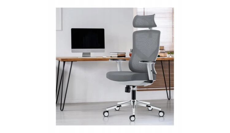 ERGONOMICZNY FOTEL BIUROWY GAMINGOWY KRZESŁO BIUROWE REGULACJA