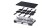 GRILL ELEKTRYCZNY 4w1 Raclette ADLER 1400W 8 osób