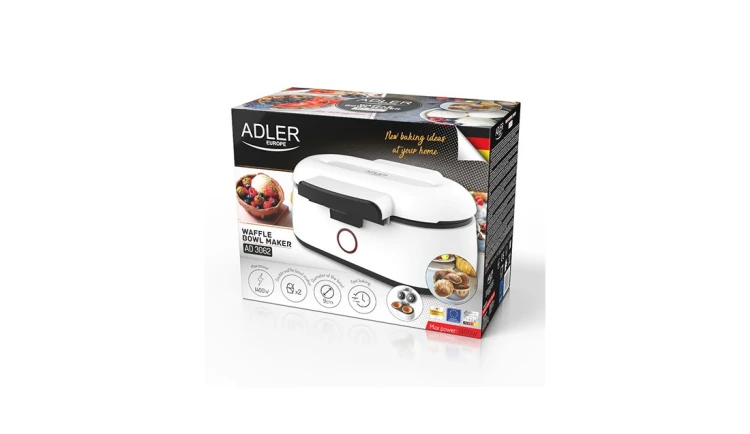Wypiekacz Do Wafli Miseczek Waflowych 1400W Adler