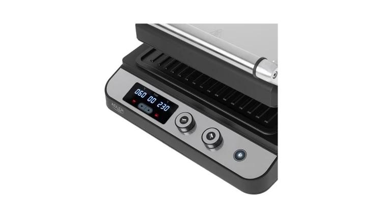 GRILL ELEKTRYCZNY 2W1 SKŁADANY OPIEKACZ 3000W LED