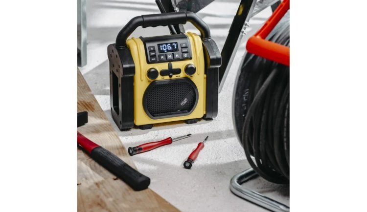 Radio Budowlane Bluetooth IPX 54 Odporne na kurz wodę Przenośne Adler