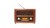 RADIO RETRO KUCHENNE BLUETOOTH PRZENOŚNE LCD ZEGAR ALARM