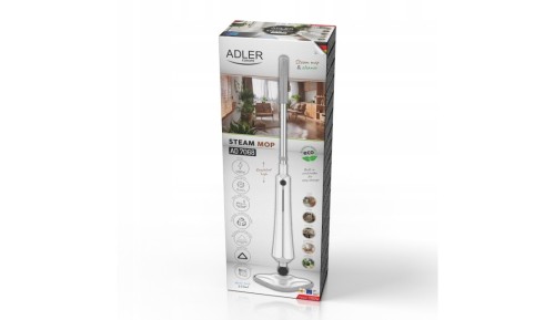 MOP PAROWY WIELOFUNKCYJNY Adler AD 7068 Szybkie NAGRZEWANIE 1300W 180st