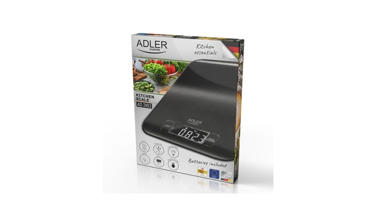 Precyzyjna Waga Kuchenna LCD 5kg/1g + Baterie Tara Adler