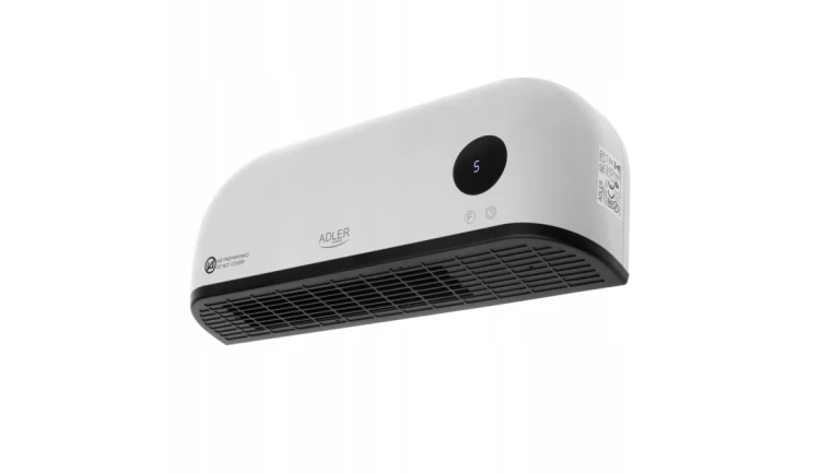 Adler LED Nagrzewnica | AD 7751 | Kurtyna powietrzna | 2000 W | Biały