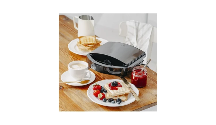 Opiekacz Toster Elektryczny do kanapek tostów Grill 1000W Adler Czarny