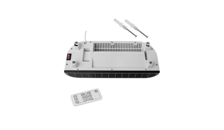 Kurtyna powietrzna 2000W Trmowentylator LED Programator Timer +Pilot Adler