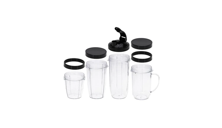 Blender do Smoothie Koktajli 1200W + 3 Bidony i Kubek Kruszenie Lodu Zestaw