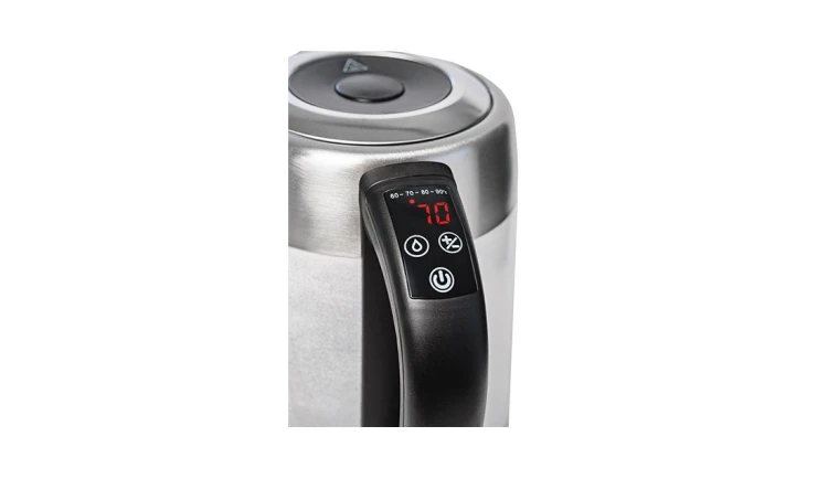 Czajnik Kuchenny Elektryczny 1,7L LCD Regulacja Temperatury Inox Adler