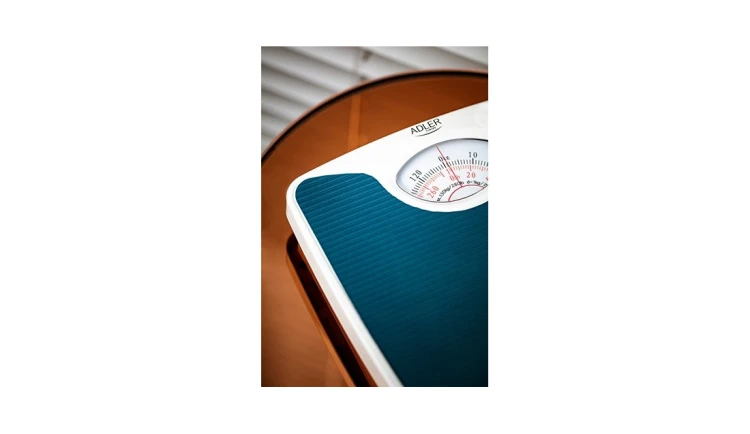 Waga Łazienkowa Klasyczna Mechaniczna Niebieska Do 130KG Adler