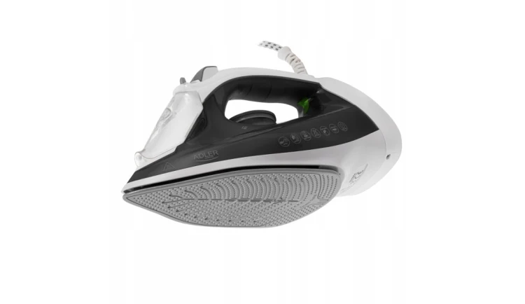 Żelazko parowe ADLER 2600W ceramiczna stopa i funkcja ciągłej pary 220g/min