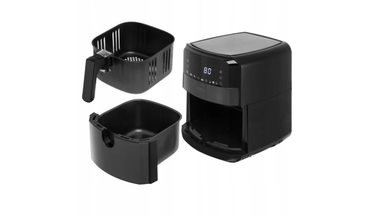 Mocna Frytkownica Beztłuszczowa 5L 2500W Air Fryer Panel Dotykowy Timer