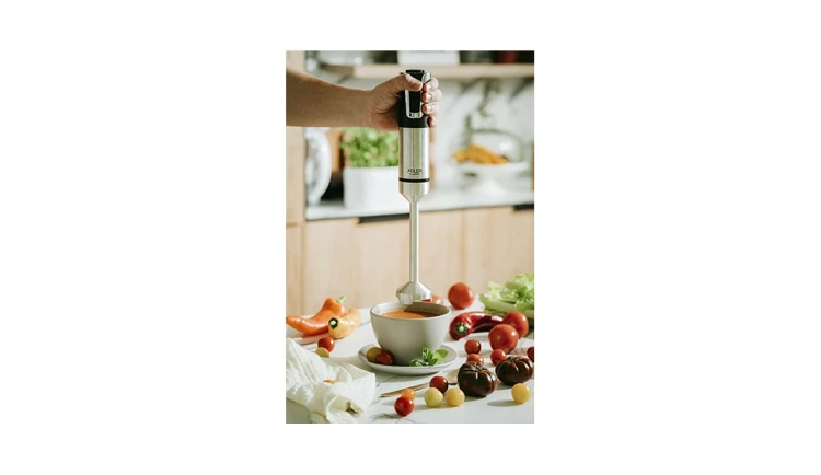 Blender Kuchenny Ręczny 1800W Turbo 20 Ustawień Prędkości Zestaw Adler