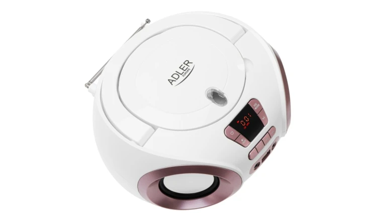 RADIO BOOMBOX WIEŻA CD-MP3 USB FM RADIO AUX 2x 2W ADLER
