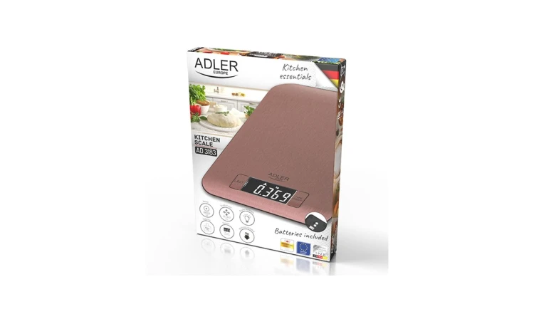 Precyzyjna Waga Kuchenna LCD 5kg/1g + Baterie Tara Adler