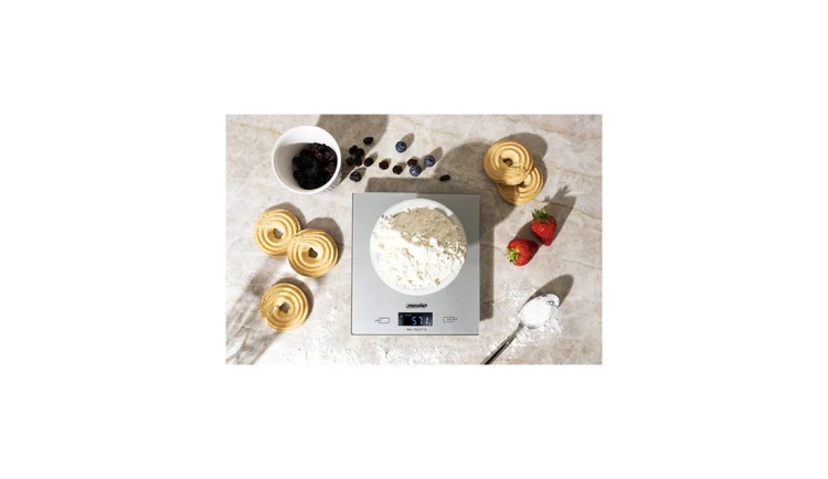Elektroniczna Waga Kuchenna 5kg/1g Tara Precyzyjna Szklana Mesko