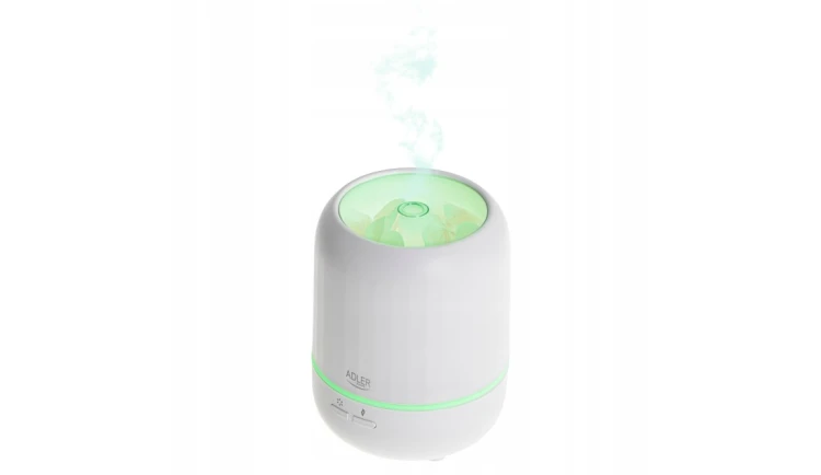 NAWILŻACZ ultradźwiękowy OCZYSZCZACZ Jonizator Adler 3W1 ZAPACHOWY USB